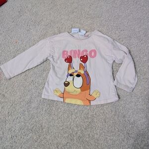 Zara Kids Cream Bingo Long Sleeve Tee